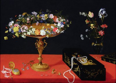 A Still Life of a Tazza with Flowers by Jan the Elder Brueghel